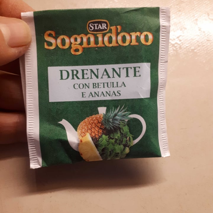 photo of Sognid'oro Tisana drenante con betulla e ananas shared by @parvatiplinky on  30 Oct 2021 - review
