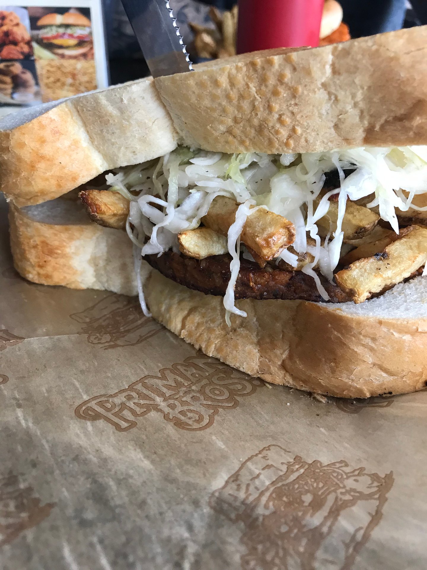 Primanti Bros. Southwest Bean Burger Reviews abillion