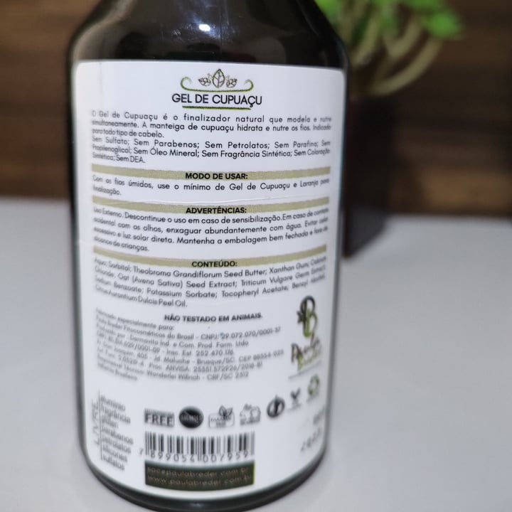 review photo of Paula Breder Fitocosmeticos Gel De Cupuaçu shared by @giorgiatabachi on 24 May 2022 - review