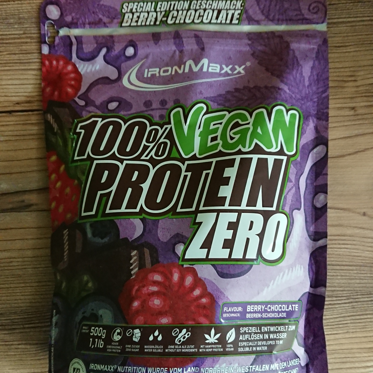 IronMaxx 100 Vegan Protein Zero BerryChocolate Reviews abillion