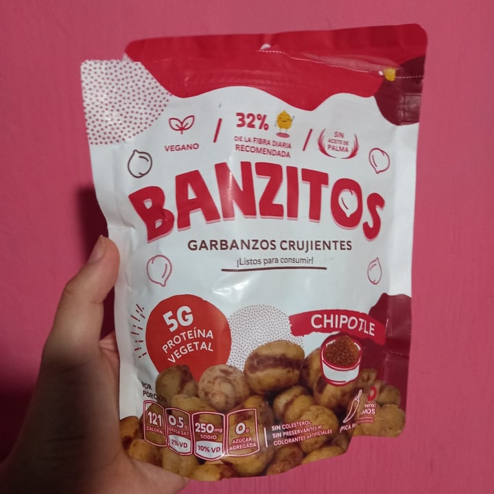 review photo of Banzitos Garbanzos crujientes chipotle shared by @aguacatera on 09 May 2021 - review