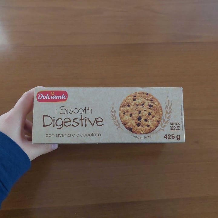 photo of Dolciando Biscotti Digestive Con Avena E Cioccolato shared by @noemiso on  13 Apr 2022 - review