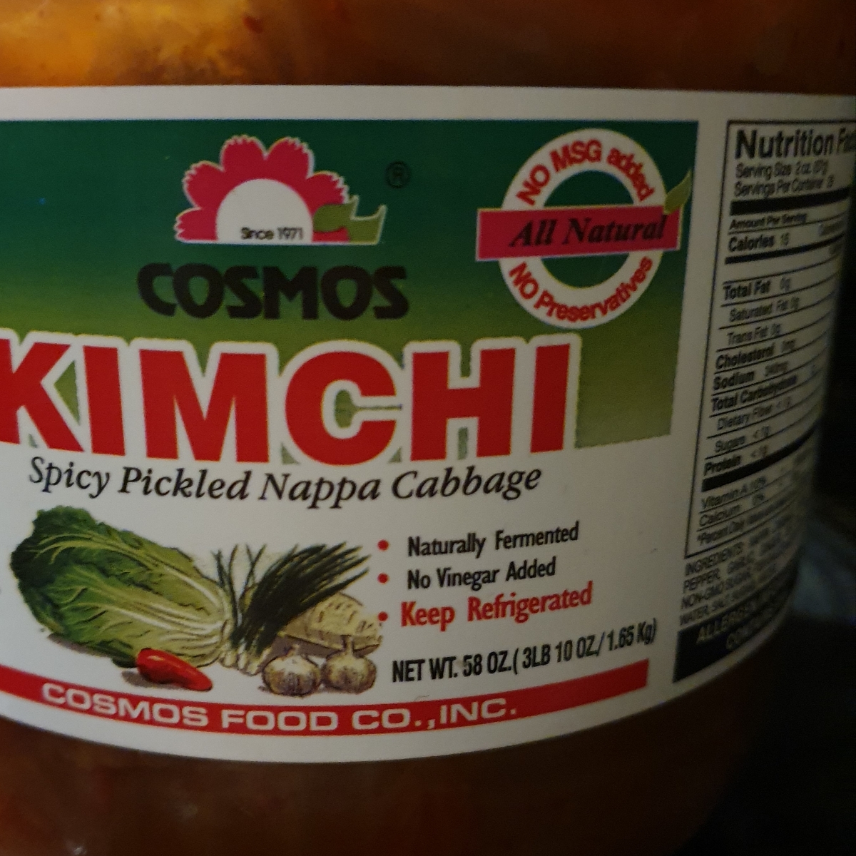 Cosmos Kimchi Reviews abillion