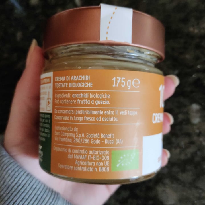 review photo of Euro company 100% crema di arachidi shared by @chiafili on 12 May 2022 - review