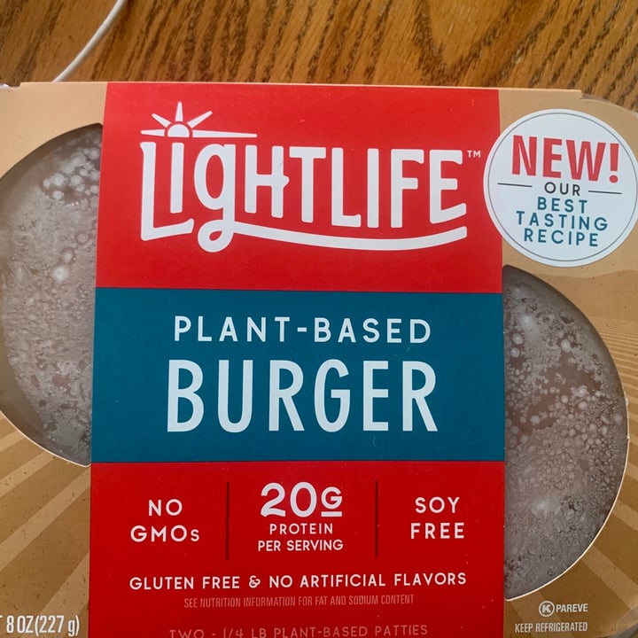 photo of Lightlife Plant Based Burgers shared by @bobmorrell1 on  25 May 2020 - review