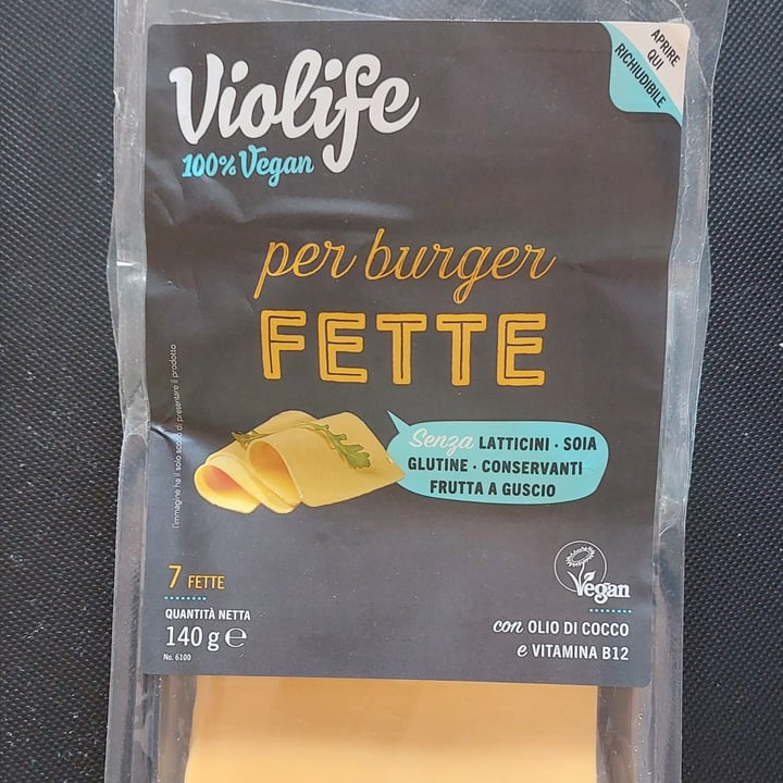 photo of Violife Fette per burger shared by @ilariafio on  16 Oct 2022 - review