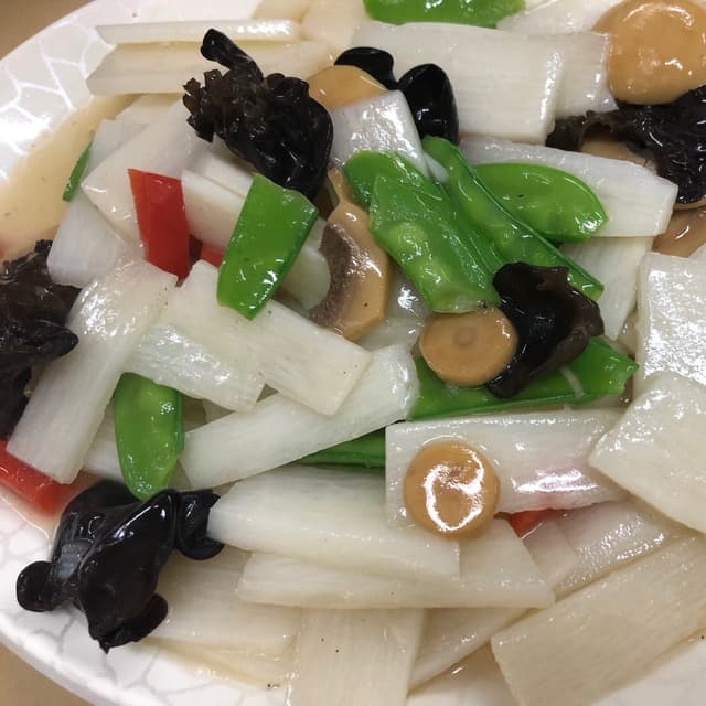Foto del piatto “碧绿溜淮山”