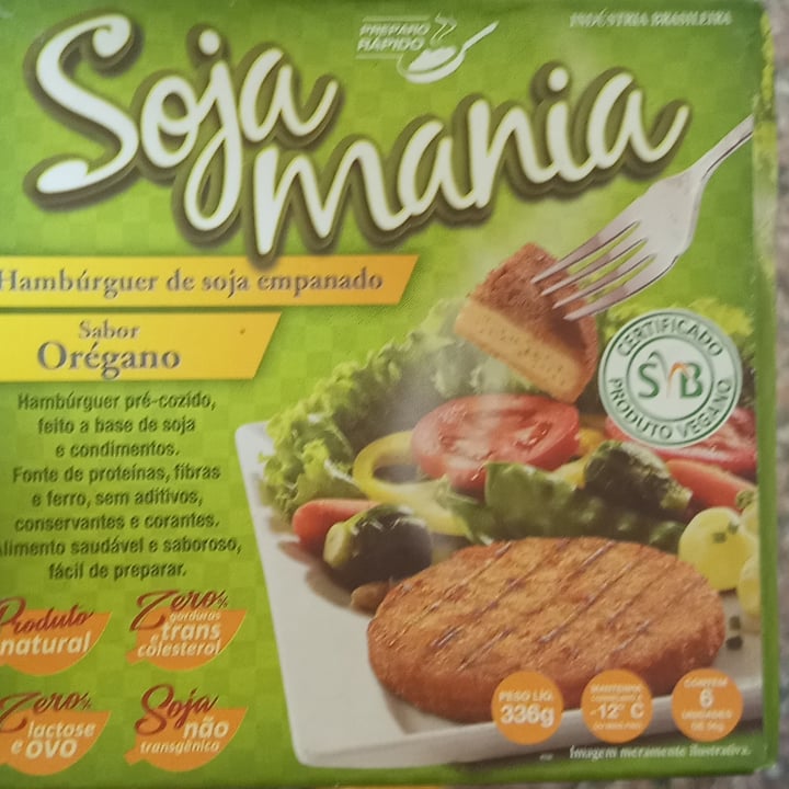 photo of Soja Mania Hambúrguer  de Soja Empanado Oregano shared by @vicnunes on  12 May 2022 - review