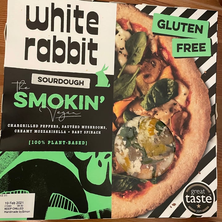 photo of The White Rabbit The Smokin Vegan Pizza shared by @missykab on  19 Feb 2021 - review