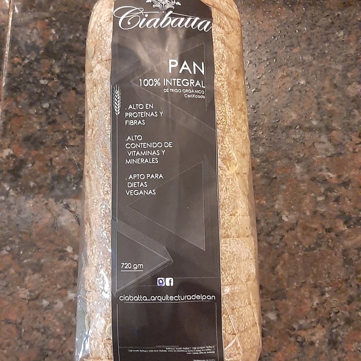 review photo of Ciabatta Pan 100% integral de trigo orgánico shared by @moritaveggie on 17 Jul 2021 - review