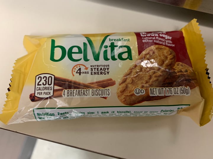 photo of belVita Cinnamon Brown Sugar Breakfast Biscuits shared by @jeremytheape on  06 May 2022 - review