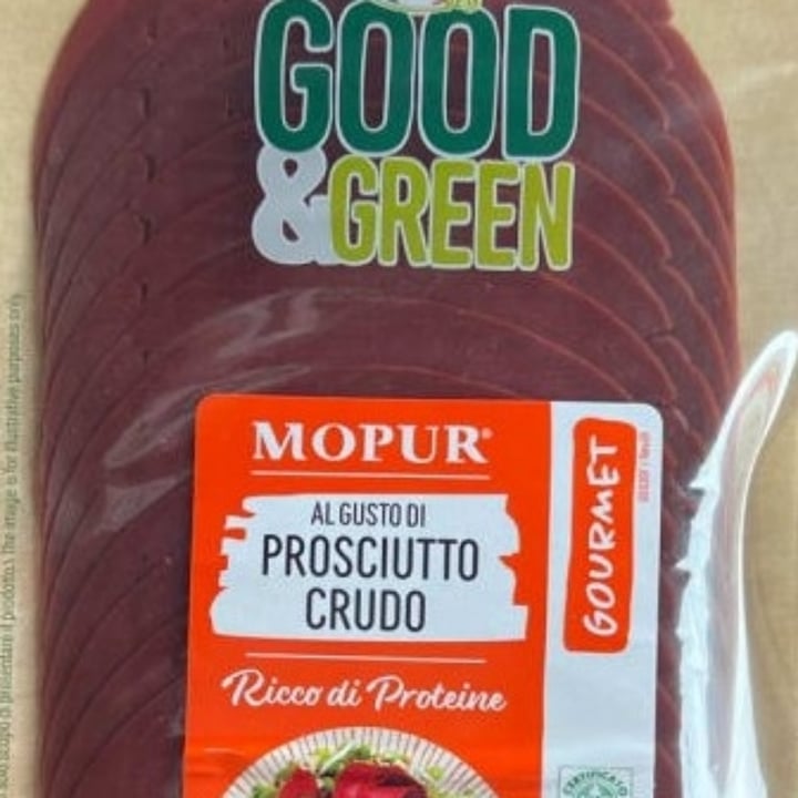 review photo of Good and green Affettato vegetale gusto Prosciutto shared by @elinasiurbani on 28 Aug 2022 - review