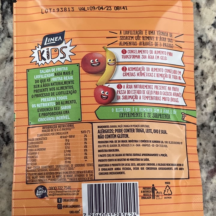 review photo of Linea Chips Naturais Salada De Frutas shared by @kbraune on 20 May 2022 - review