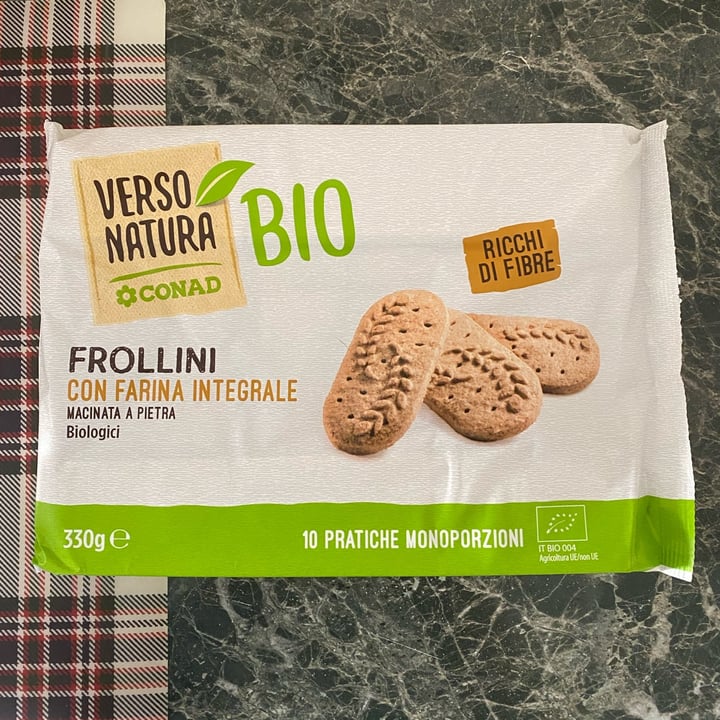 photo of Verso Natura Conad Bio  Frollini Con Farina Integrale shared by @evamori on  18 Oct 2022 - review