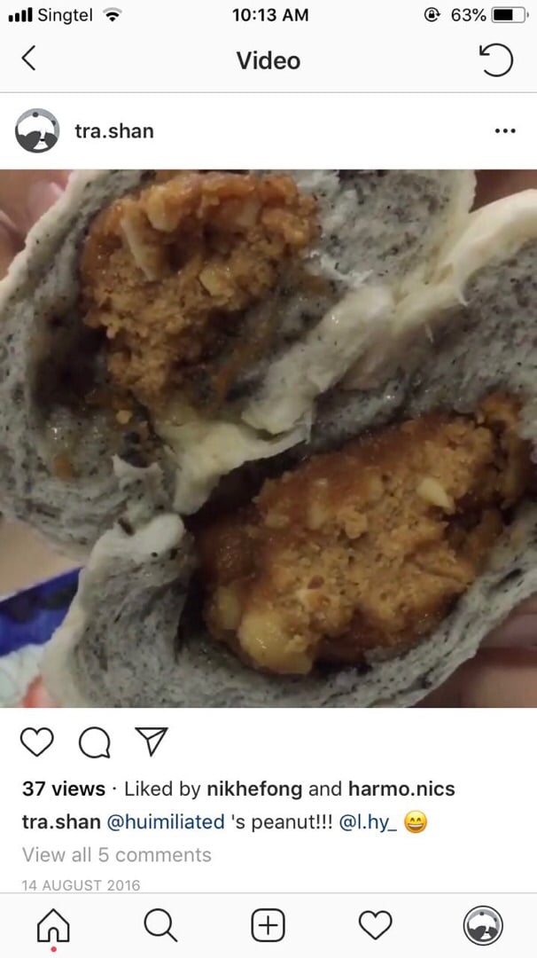 photo of Just Dough peanut pau shared by @kintamaaa on  30 Jun 2018 - review