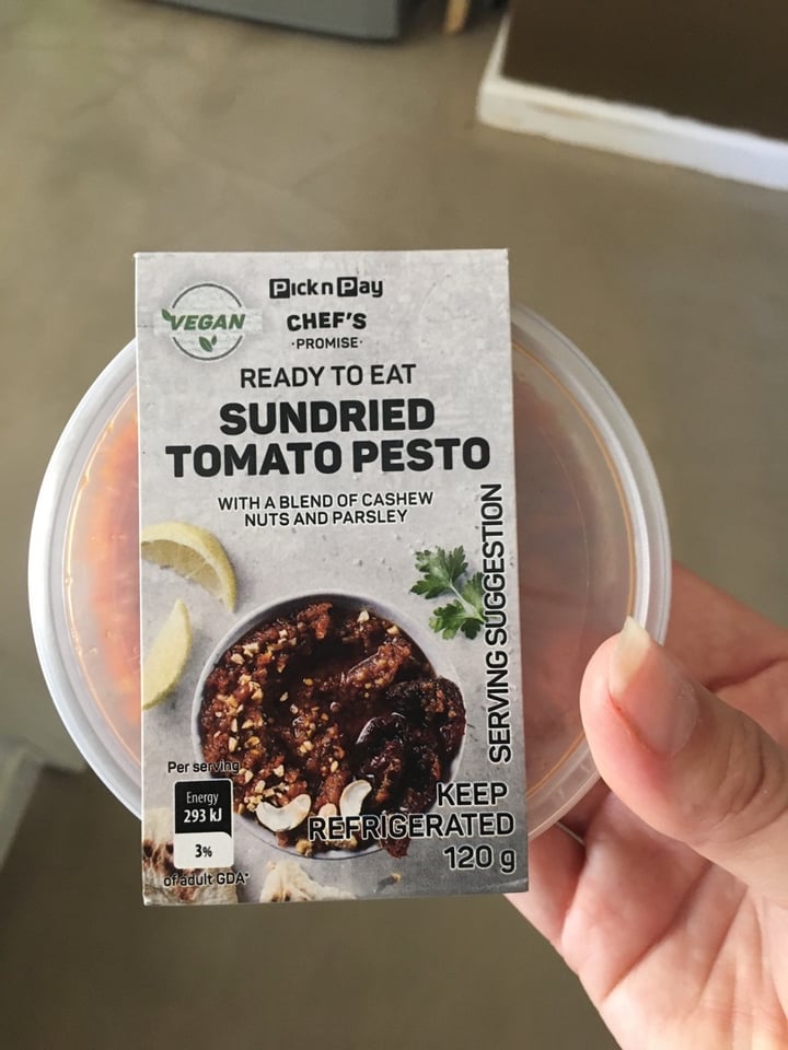 photo of Pick n Pay Sundried Tomato Pesto shared by @bonapetaste on  05 Jan 2020 - review