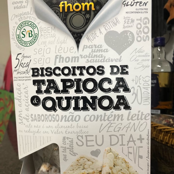 review photo of Fhom Biscoitos de tapioca e quinoa shared by @simoneharger on 28 Apr 2022 - review