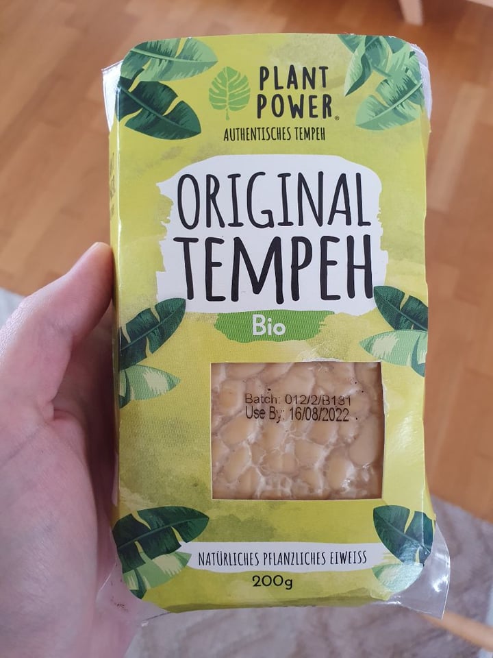 photo of Plant Power Original tempeh shared by @stefie on  21 Feb 2022 - review