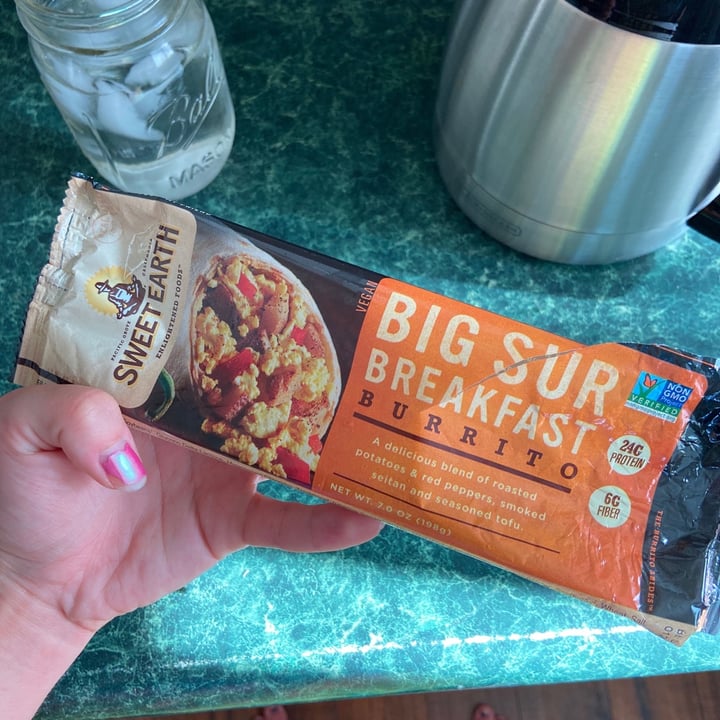 review photo of Sweet Earth Big Sur Breakfast Burrito shared by @hannahnicole on 29 Aug 2020 - review