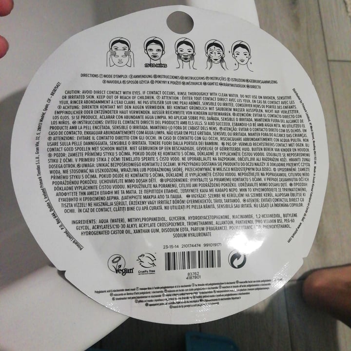 review photo of Primark Beauty Smoothing Pilyglutamic Acid +niacimide Seet Mask shared by @annamasu on 17 Jun 2022 - review