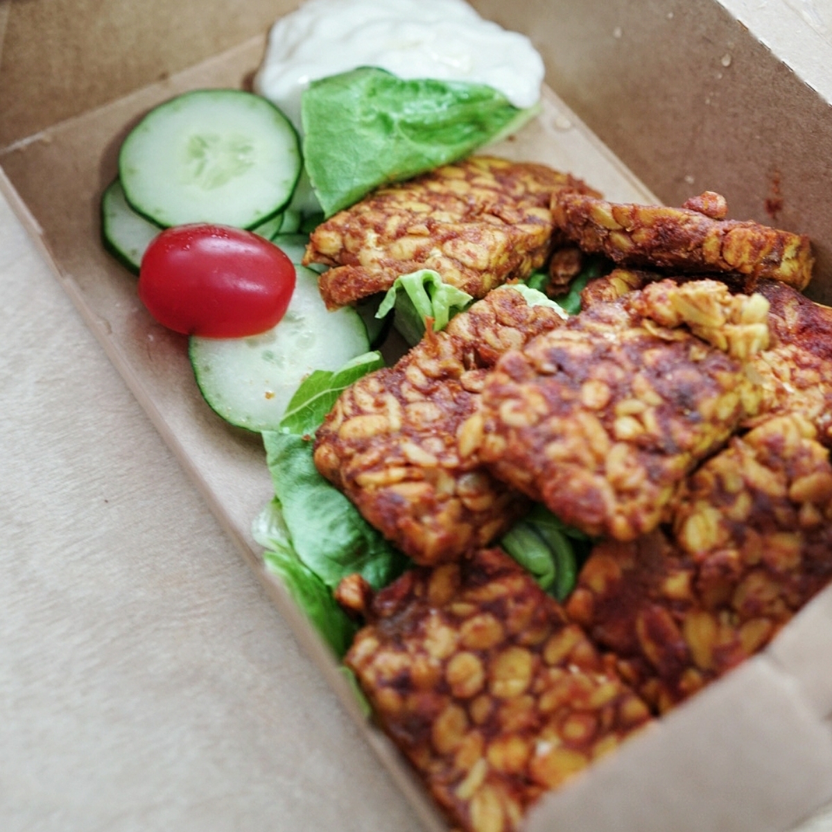 Maple Glazed Tempeh
