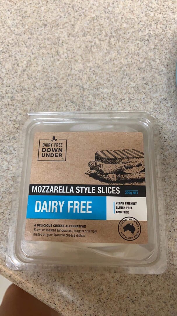 photo of Dairy Free Down Under Mozzarella Style Slices shared by @vegasauras on  08 Jan 2020 - review