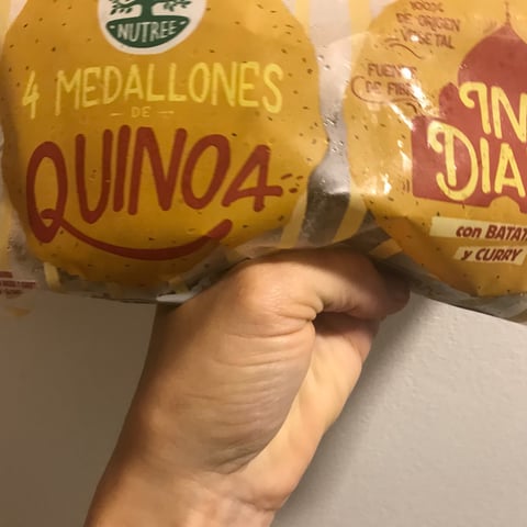 Medallones de Quinoa sabor Indian con Batata y Curry