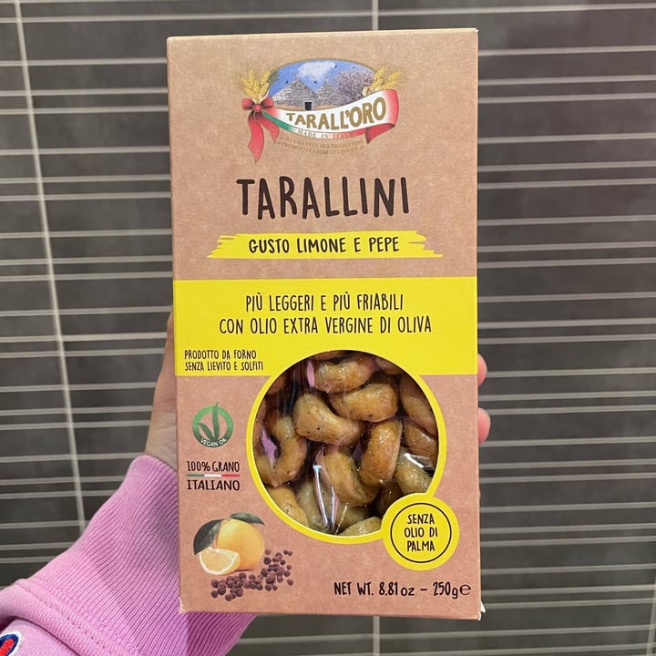 photo of Tarall'oro Taralli gusto limone e pepe shared by @fireflyrob on  24 Feb 2022 - review