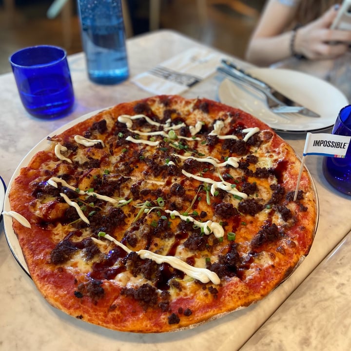 review photo of PizzaExpress Impossible Teriyaki Romana Pizza shared by @cadyliys on 31 Dec 2020 - review