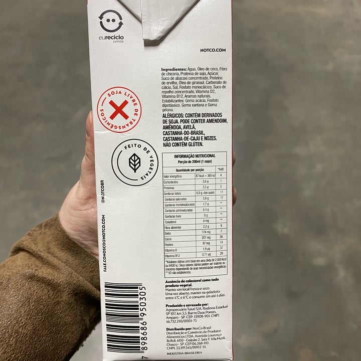 review photo of NotCo Not Milk Original shared by @andreama on 01 May 2022 - review