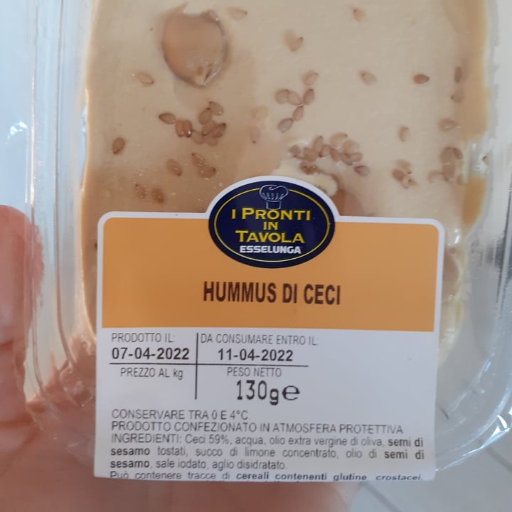 review photo of I Pronti In Tavola Esselunga Hummus di ceci shared by @trilli21 on 10 Apr 2022 - review