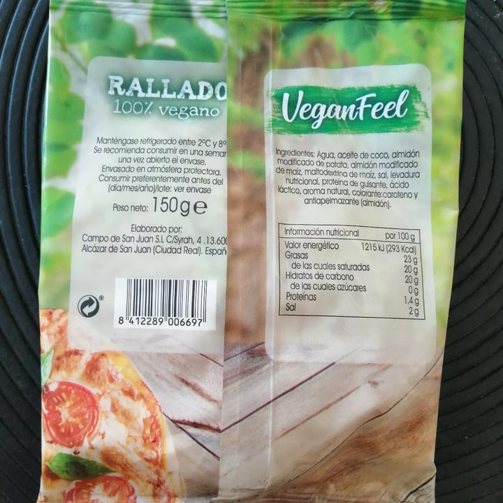 photo of Vegan Feel Rallado 100% vegano shared by @danielgl on  09 Apr 2021 - review