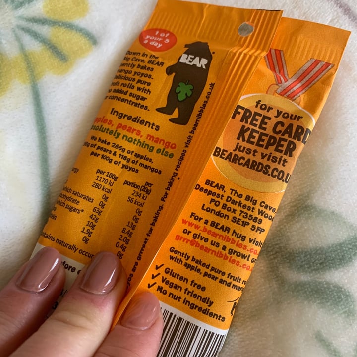 review photo of Bearnibbles Bearnibbles Mango Fruit YoYos shared by @wilmievdh97725 on 18 Oct 2020 - review