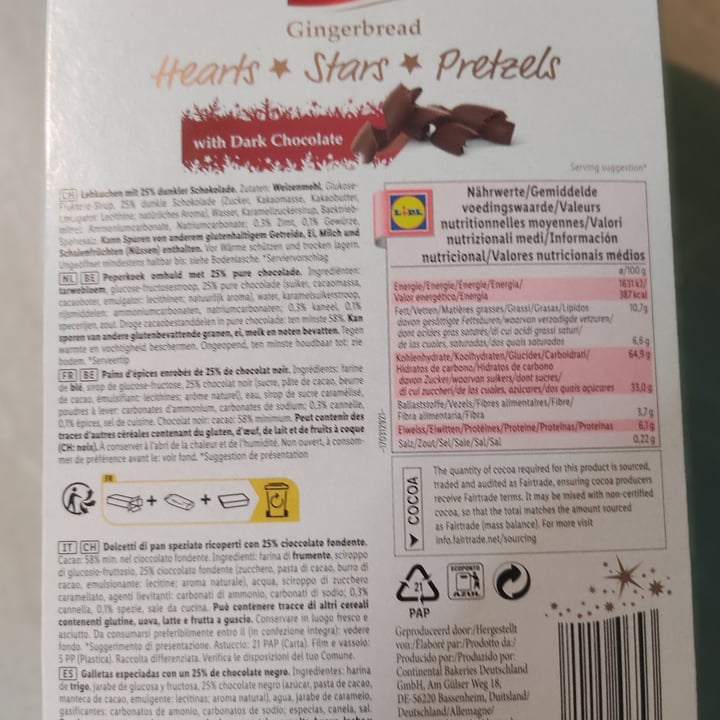 photo of Favorina Gingerbread Hearts Stars Pretzels shared by @weed14 on  23 Oct 2022 - review