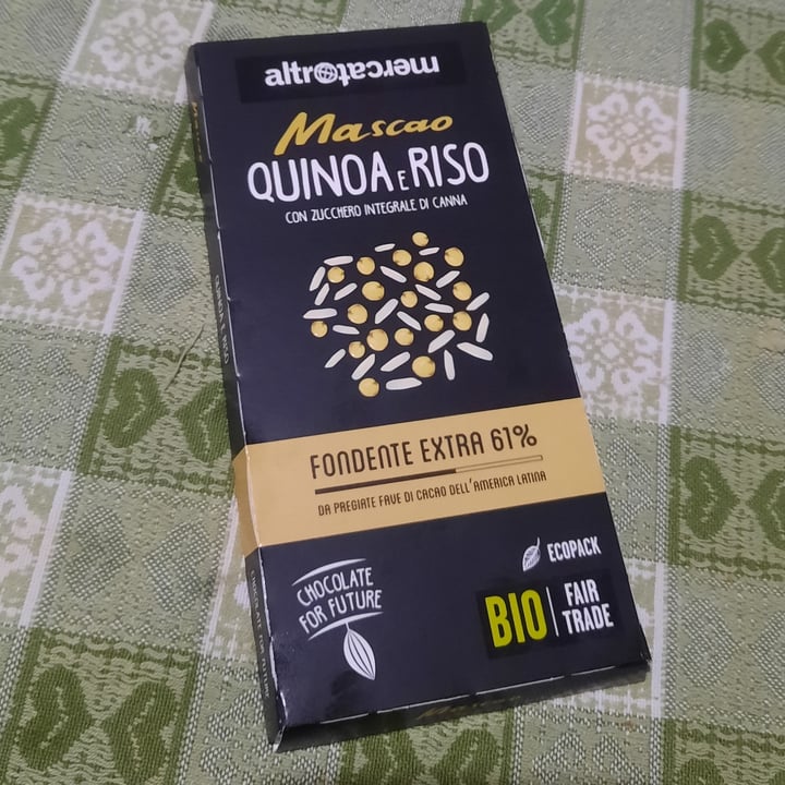 photo of Mascao Cioccolato fondente 61% quinoa e riso shared by @kldthrtr on  03 Jan 2022 - review