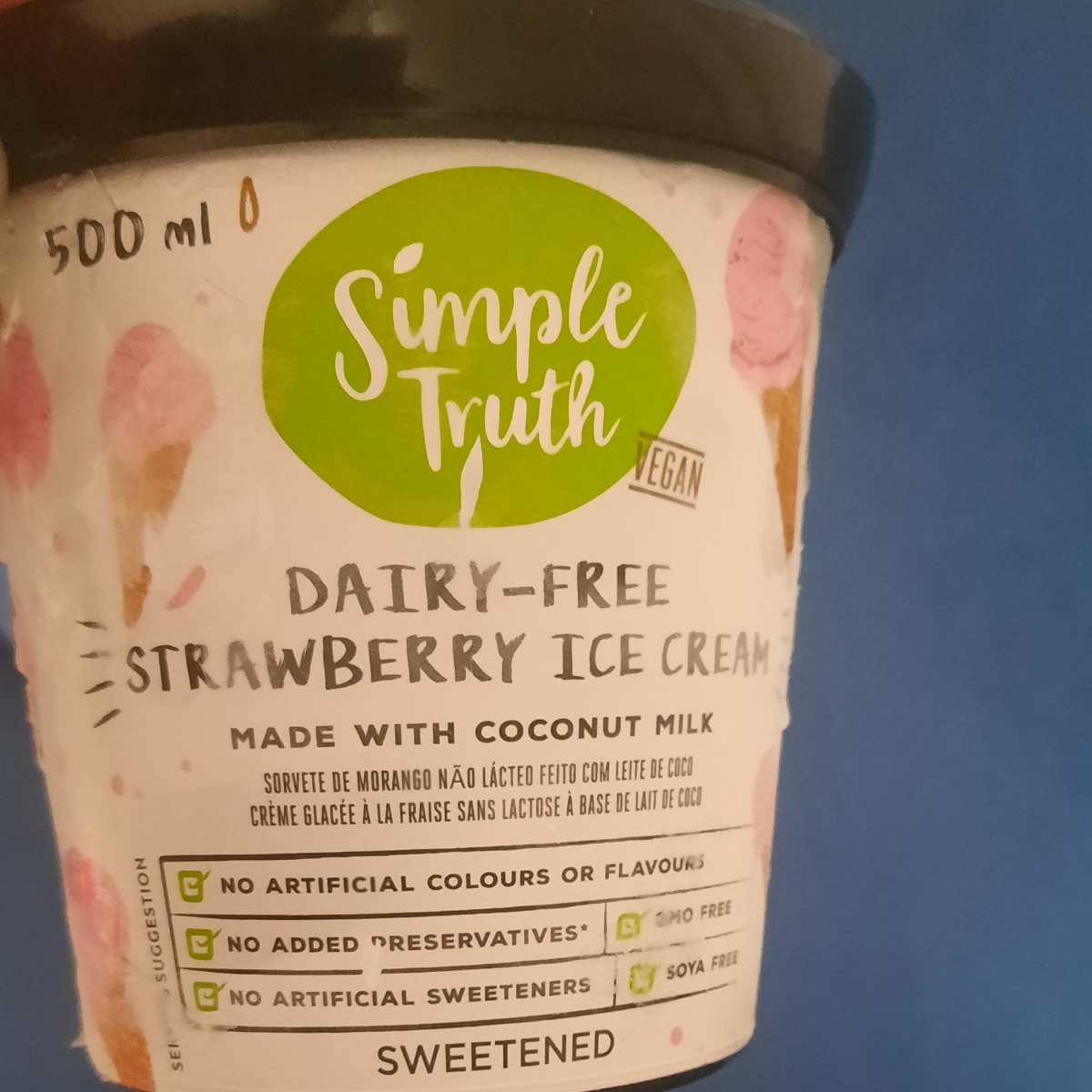 Simple Truth Dairy Free Strawberry Ice Cream Reviews abillion