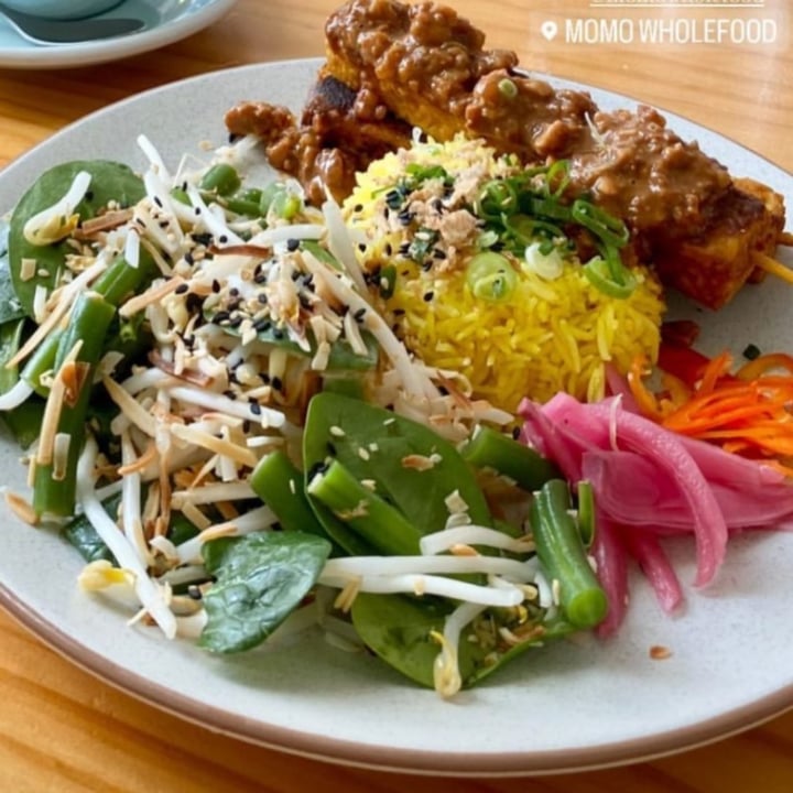 photo of Momo Wholefood Satay Tempeh Skewers shared by @mskully on  16 Oct 2022 - review