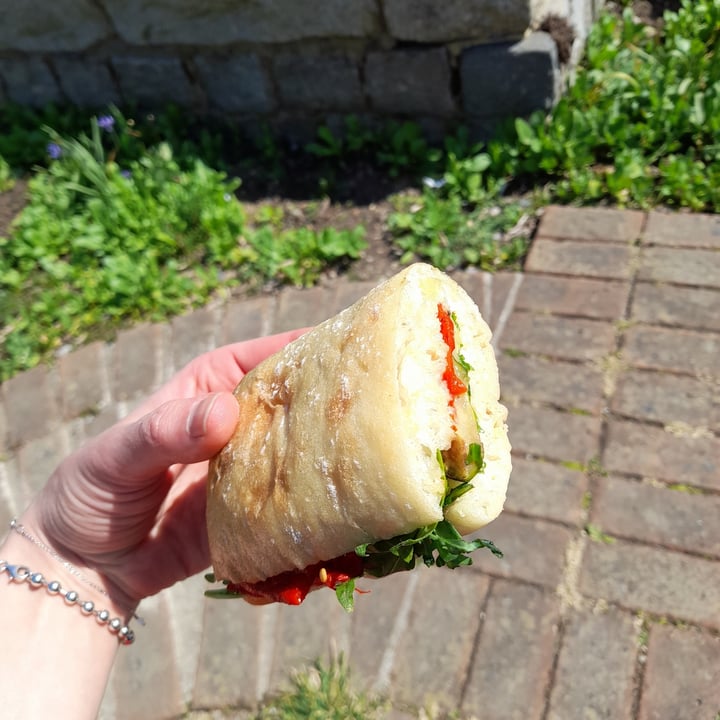 photo of The Surrey Docks Ciabatta With Courgette Peppers And Vegan Aioli shared by @francesca213 on  30 Apr 2022 - review