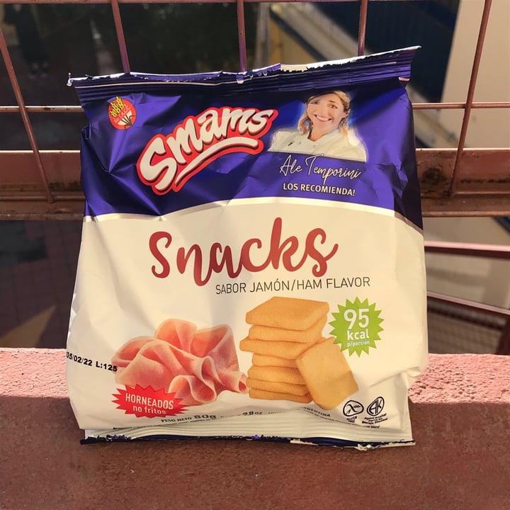 photo of smams Snack Sabor Jamon shared by @comidanosangre on  25 Jun 2021 - review