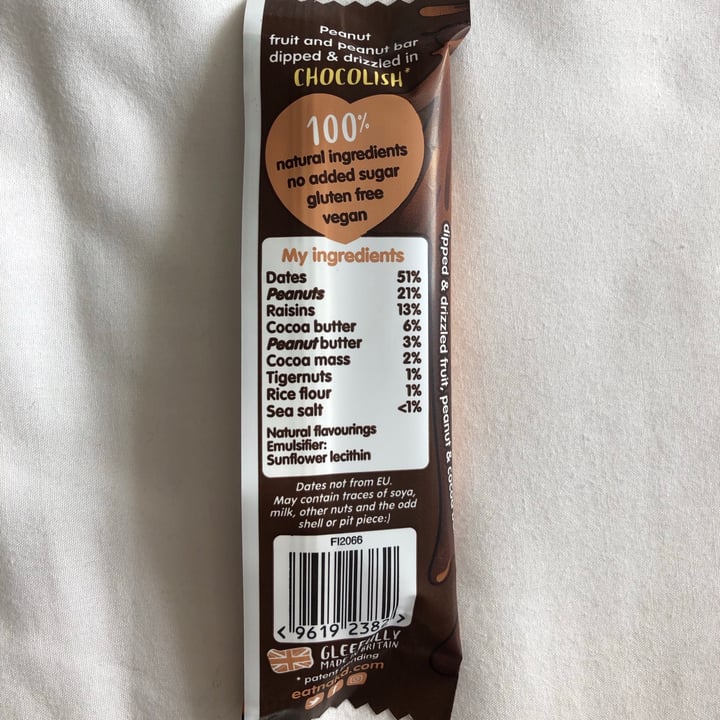 photo of Nākd. Peanut Chocolish shared by @yourlocalvegan on  02 Jul 2020 - review