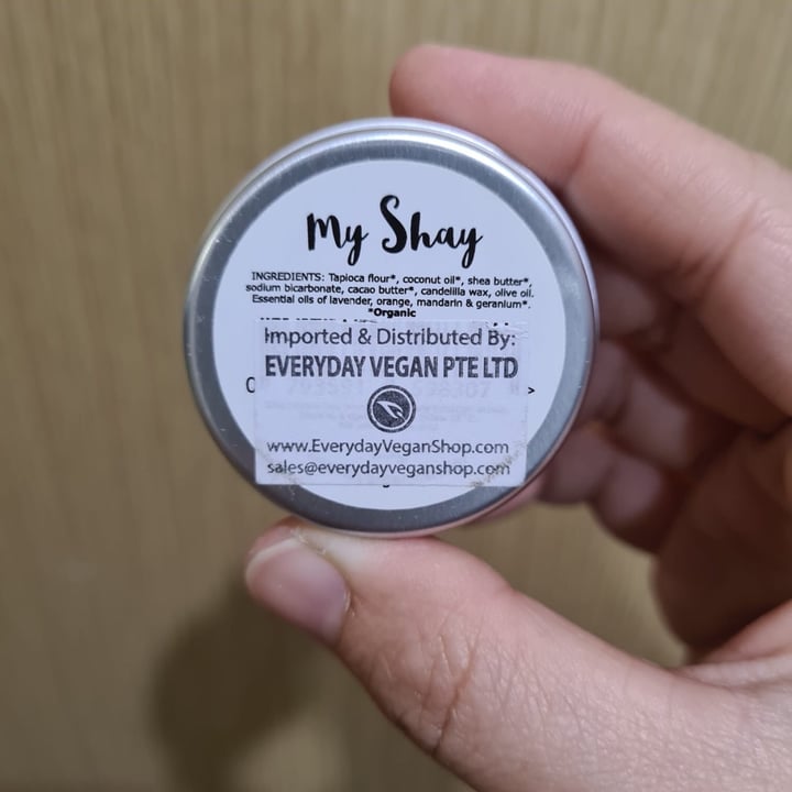 photo of My Shay Original Deodorant shared by @lizard on  05 Sep 2020 - review
