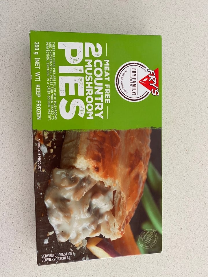 photo of Fry's Family Food 2 Country Mushroom Pies shared by @ctdogmom on  17 Apr 2020 - review