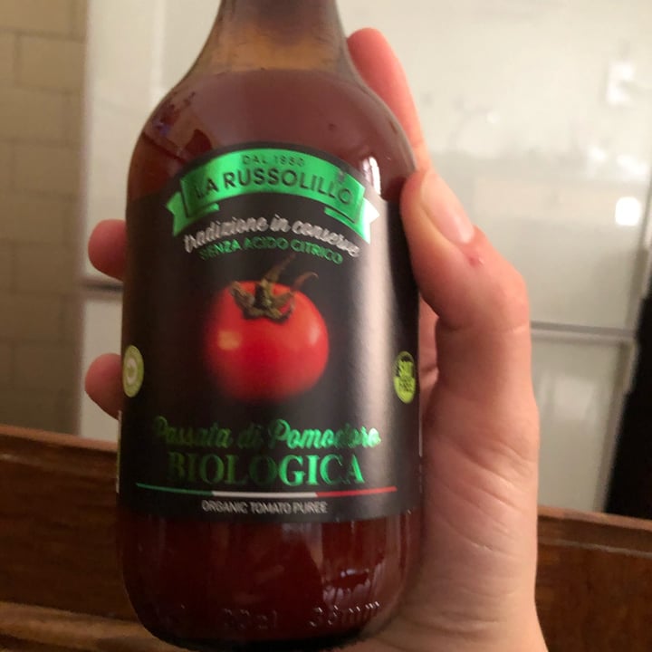 review photo of La Russolillo Passata di pomodoro Bio shared by @elenapelliccia on 27 Mar 2022 - review