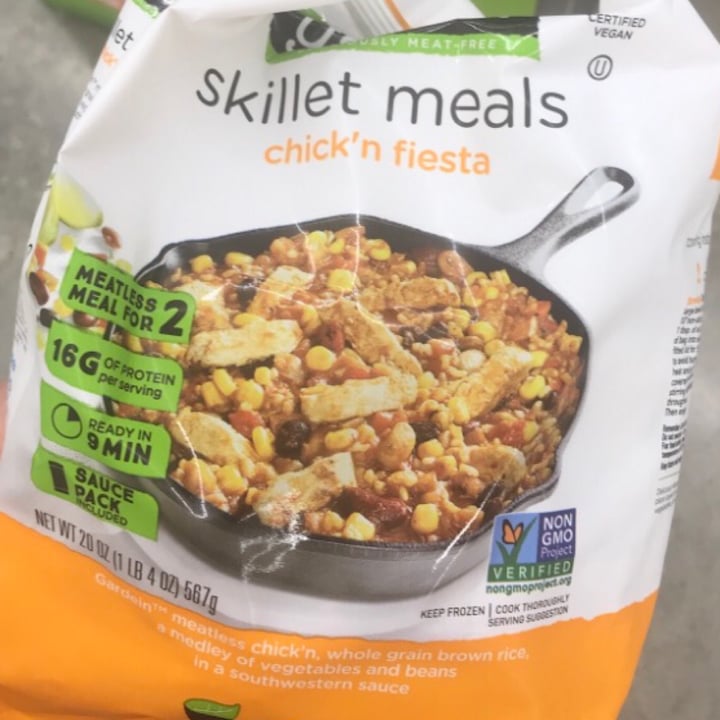photo of Gardein Skillet Meal Chick’n Fiesta shared by @rocior on  01 Sep 2022 - review