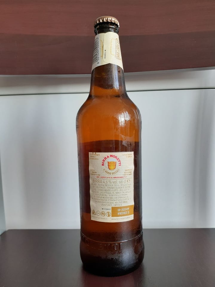 review photo of Birra Moretti Birra Moretti shared by @inchubrinke on 22 Jan 2020 - review