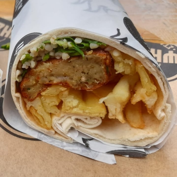 review photo of PSISOU barbecue Arabic Pita With Falafel (without Yogurt) shared by @luiisaperfect on 19 Jun 2022 - review