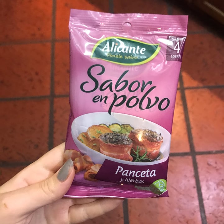 review photo of Alicante Panceta y hierbas Saborizante En Polvo shared by @veganmorfi on 10 Dec 2021 - review