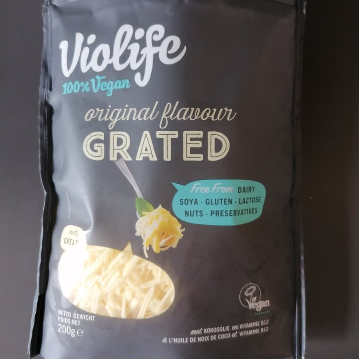 photo of Violife Original Flavour (Grated) shared by @eleonorap96 on  09 Jul 2022 - review