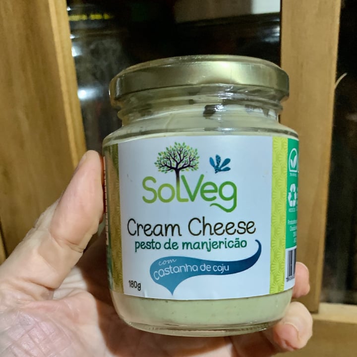 photo of Solveg Cream Cheese Manjericão shared by @paulaneder on  20 Jun 2022 - review