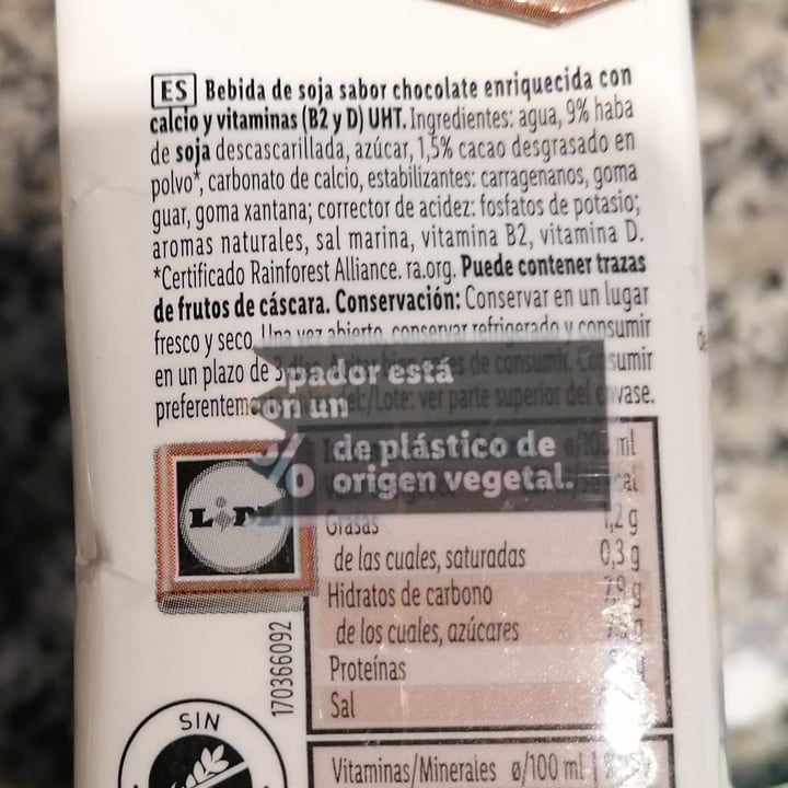 photo of Vemondo  bebida de soja sabor chocolate pack 3 shared by @martagm on  16 Jul 2022 - review